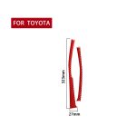 2 Teile/satz Carbon Faser Auto Getriebe Seite Dekorative Aufkleber für Toyota Corolla 2014-2018, Linke Fahrt, Gear Side,Left Drive – Bild 2