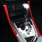 2 Teile/satz Carbon Faser Auto Getriebe Seite Dekorative Aufkleber für Toyota Corolla 2014-2018, Linke Fahrt, Gear Side,Left Drive – Bild 5