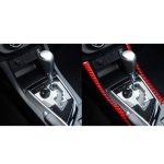 2 Teile/satz Carbon Faser Auto Getriebe Seite Dekorative Aufkleber für Toyota Corolla 2014-2018, Linke Fahrt, Gear Side,Left Drive – Bild 6