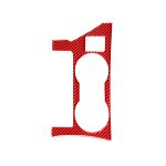 Kohlefaser-Autobecherhalter-Panel, ein dekorativer Aufkleber für Toyota Corolla 2014–2018, linker Antrieb, Cup Holder Panel A,Left Drive