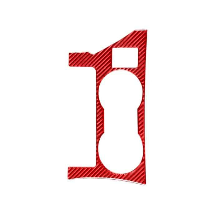 Kohlefaser-Autobecherhalter-Panel, ein dekorativer Aufkleber für Toyota Corolla 2014–2018, linker Antrieb, Cup Holder Panel A,Left Drive – Bild 1