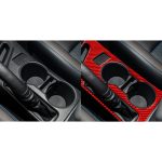 Kohlefaser-Autobecherhalter-Panel B, dekorativer Aufkleber für Toyota Corolla 2014–2018, linker Antrieb, Cup Holder Panel B,Left Drive – Bild 6