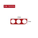 Kohlefaser-Auto-Klimaanlagen-Schalttafel B, dekorativer Aufkleber für Toyota Corolla 2014–2018, linker Antrieb, Air Conditioner Switch Panel B,Left Drive – Bild 2