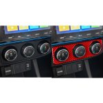 Kohlefaser-Auto-Klimaanlagen-Schalttafel B, dekorativer Aufkleber für Toyota Corolla 2014–2018, linker Antrieb, Air Conditioner Switch Panel B,Left Drive – Bild 6