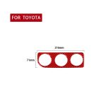 Kohlefaser-Auto-Klimaanlagen-Schalttafel B, dekorativer Aufkleber für Toyota Corolla 2014–2018, Rechtsantrieb, Air Conditioner Switch Panel B,Right Drive – Bild 2
