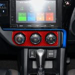 Kohlefaser-Auto-Klimaanlagen-Schalttafel B, dekorativer Aufkleber für Toyota Corolla 2014–2018, Rechtsantrieb, Air Conditioner Switch Panel B,Right Drive – Bild 5