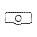 2 Stück / Set Carbon Faser Auto Scheinwerferschalter Dekorativer Aufkleber für Mercedes-Benz B-Klasse 2019 / GLB 2020, links und rechts Antrieb universell