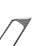 4 stücke / satz Kohlefaser Auto Glashubschalter Dekorativer Aufkleber für Mercedes-Benz B-Klasse 2019 / GLB 2020, Rechtsfahrt – Bild 3