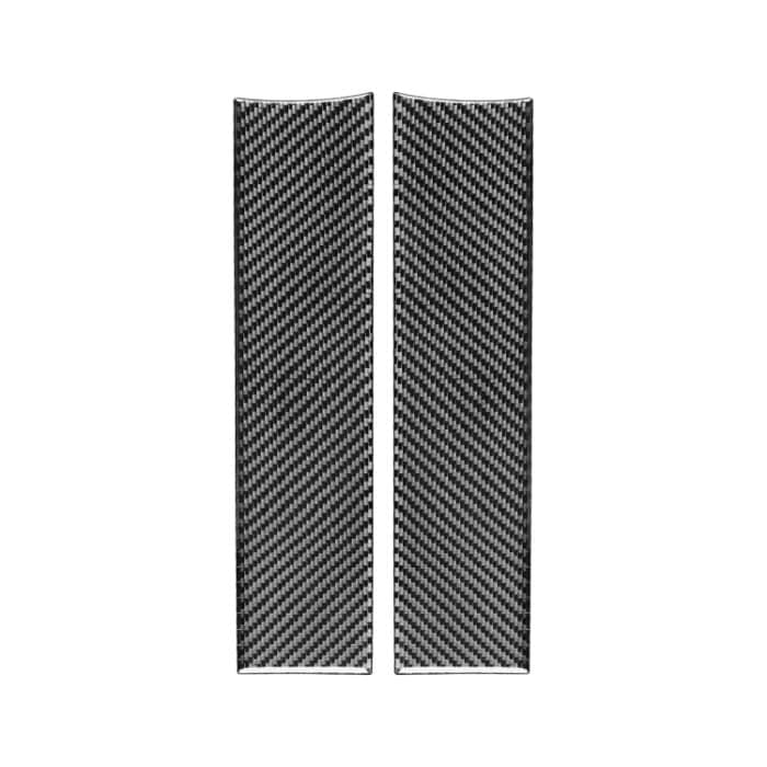 2 stücke / satz Kohlenstofffaser Auto Armlehne Box Panel Dekorative Aufkleber für Mercedes-Benz B-Klasse 2019 / GLB 2020, links und rechts Antrieb universell – Bild 1