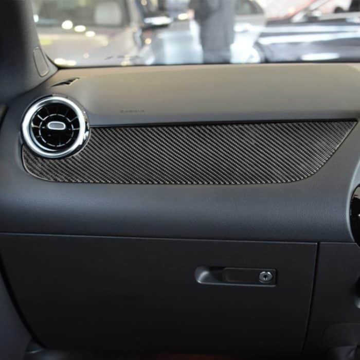 Kohlefaser-Auto-Co-Pilot-Bedienfeld dekorativer Aufkleber für Mercedes-Benz B-Klasse 2019 / GLB 2020, rechts fahren – Bild 5