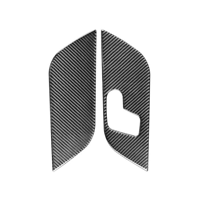 6 teile / satz Kohlefaserauto B-Haustürplatte Dekorativer Aufkleber für Mercedes-Benz B-Klasse 2019, Rechtsfahrt – Bild 1