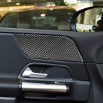 6 teile / satz Kohlefaserauto B-Haustürplatte Dekorativer Aufkleber für Mercedes-Benz B-Klasse 2019, Rechtsfahrt – Bild 5