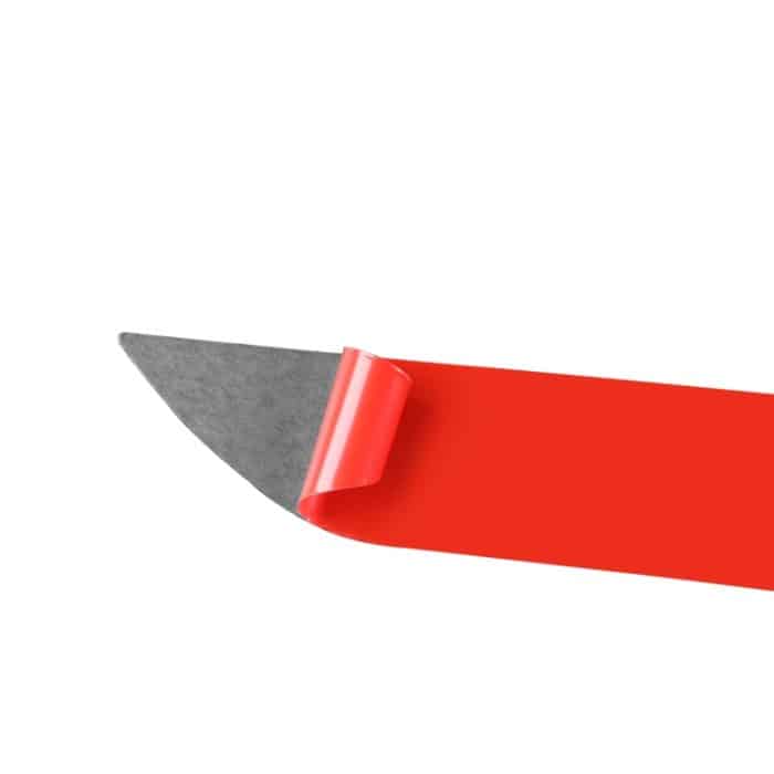 2 stücke / satz Kohlefaser Auto Scheinwerfer Augenbraue Dekorative Aufkleber für Toyota Tundra 2014-2018, linke und rechte Antrieb Universal (rot) – Bild 4