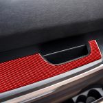 4 Teile/satz Carbon Faser Auto Tür Armlehne Panel Dekorative Aufkleber für Toyota Tundra 2014-2018, Links und rechts Antrieb Universal, Door Armrest Panel – Bild 5