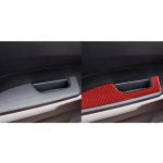 4 Teile/satz Carbon Faser Auto Tür Armlehne Panel Dekorative Aufkleber für Toyota Tundra 2014-2018, Links und rechts Antrieb Universal, Door Armrest Panel – Bild 6