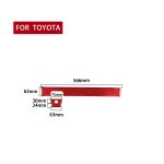 3 Teile/satz Carbon Faser Auto Co-pilot Handschuhfach Dekorative Aufkleber für Toyota Tundra 2014-2018, linke Fahrt, Co-pilot Glove Box,Left Drive – Bild 2