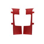 2 Teile/satz Carbon Faser Auto Sitz Gürtel Panel Dekorative Aufkleber für Toyota Tundra 2014-2018, Links und rechts Drive Universal, Seat Belt Panel