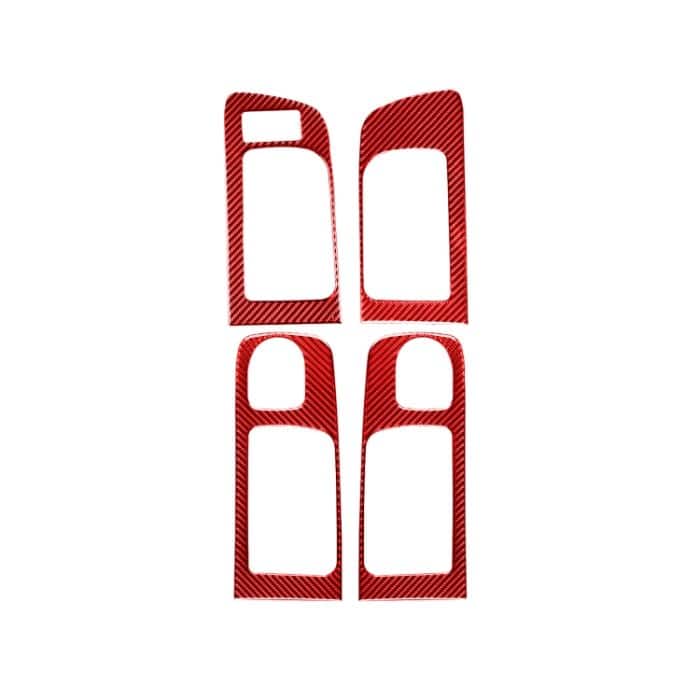 CRP5598R.jpg 4 Teile/satz Carbon Faser Auto Tür Innengriff Dekorative Aufkleber für Toyota Tundra 2014-2018, Linke Fahrt, Door Inner Handle ,Left Drive – Bild 1