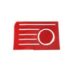 2 Teile/satz Carbon Faser Auto Zentrale Steuerung Lagerung Box Slot Matte Dekorative Aufkleber für Toyota Tundra 2014-2018, links und Rechts Antrieb Universal, Central Control Storage Box Slot Mat