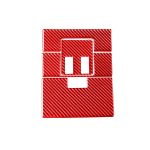 4 Teile/satz Carbon Faser Auto Vordere Reihe Lesen Licht Panel Dekorative Aufkleber für Toyota Tundra 2014-2018, links und Rechts Antrieb Universal, Front Row Reading Light Panel