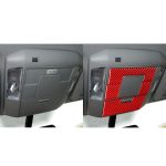 4 Teile/satz Carbon Faser Auto Vordere Reihe Lesen Licht Panel Dekorative Aufkleber für Toyota Tundra 2014-2018, links und Rechts Antrieb Universal, Front Row Reading Light Panel – Bild 6