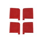 4 Teile/satz Carbon Faser Auto Innentür Schüssel Dekorative Aufkleber für Toyota Tundra 2014-2018, links und Rechts Stick Universal, Inner Door Bowl