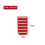 Carbon-Faser-Auto-Armlehnenbox-Slot-Pad, dekorativer Aufkleber für Toyota Tundra 2014–2018, Links- und Rechtsantrieb, universell, Armrest Box Slot Pad – Bild 2