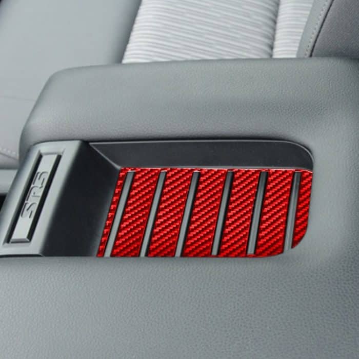 Carbon-Faser-Auto-Armlehnenbox-Slot-Pad, dekorativer Aufkleber für Toyota Tundra 2014–2018, Links- und Rechtsantrieb, universell, Armrest Box Slot Pad – Bild 5