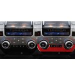 Kohlefaser-Auto-Zentralsteuerungs-Klimaanlagen-Schalttafel-dekorativer Aufkleber für Toyota Tundra 2014–2018, linker und rechter Antrieb, universell, Central Control Air Conditioner Switch Panel – Bild 6