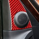 2 Teile/satz Carbon Faser Auto A-säule Lautsprecher Panel Dekorative Aufkleber für Toyota Tundra 2014-2018, links und Rechts Antrieb Universal, A-pillar Speaker Panel – Bild 5