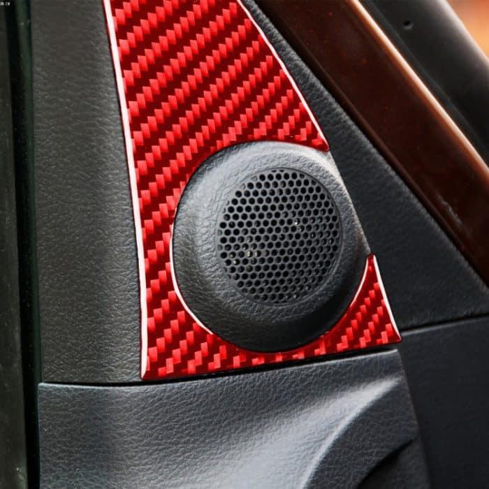 2 Teile/satz Carbon Faser Auto A-säule Lautsprecher Panel Dekorative Aufkleber für Toyota Tundra 2014-2018, links und Rechts Antrieb Universal, A-pillar Speaker Panel – Bild 5