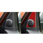 2 Teile/satz Carbon Faser Auto A-säule Lautsprecher Panel Dekorative Aufkleber für Toyota Tundra 2014-2018, links und Rechts Antrieb Universal, A-pillar Speaker Panel – Bild 6