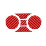 Kohlefaser-Auto-Zentralsteuerungs-Getränkehalter-Panel, dekorativer Aufkleber für Toyota Tundra 2014–2018, linker und rechter Antrieb, universell, Central Control Cup Holder Panel