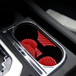 Kohlefaser-Auto-Zentralsteuerungs-Getränkehalter-Panel, dekorativer Aufkleber für Toyota Tundra 2014–2018, linker und rechter Antrieb, universell, Central Control Cup Holder Panel – Bild 6