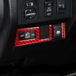 2 Teile/satz Carbon Faser Auto Scheinwerfer Schalter Ring Dekorative Aufkleber für Toyota Tundra 2014-2018, Links und rechts Drive Universal, Headlight Switch Ring – Bild 5