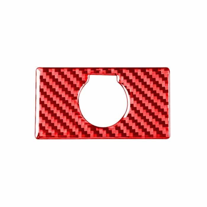 CRP5626R.jpg Carbon-Faser-Auto-hinterer Zigarettenanzünder-Schalter-dekorativer Aufkleber für Toyota Tundra 2014-2018, linker und rechter Antrieb Universal, Rear Cigarette Lighter Switch – Bild 1