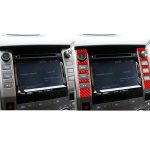 2 Teile/satz Carbon Faser Auto Zentrale Steuerung Volumen Schalter Dekorative Aufkleber für Toyota Tundra 2014-2018, links und Rechts Antrieb Universal, Central Control Volume Switch – Bild 6