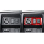 Kohlefaser-Autoscheinwerfer-Höhenverstellschalter, dekorativer Aufkleber für Toyota Tundra 2014–2018, Links- und Rechtsantrieb, universell, Headlight Height Adjustment Switch – Bild 6