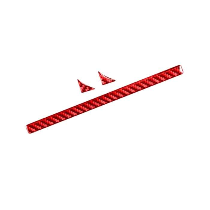 3 Teile/satz Carbon Faser Auto Zentrale Steuerung Tasse Halter Dekorative Aufkleber für Toyota Tundra 2014-2018, linke Fahrt, Central Control Cup Holder,Left Drive – Bild 2