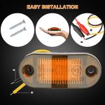 10 PCS MK-019 Auto/LKW 6LEDs Seitenmarkierungs-Anzeigeleuchten Glühbirnenlampe, MK-019 (Red Light), MK-019 (White Light), MK-019 (Yellow Light) – Bild 3