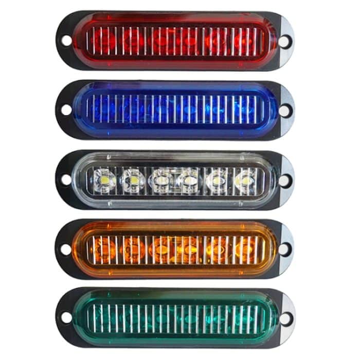5 PCS MK-093 Auto/LKW 6LEDs Seitenmarkierungs-Anzeigeleuchten Glühbirne Lampe, MK-093(Blue Light), MK-093(Green Light), MK-093(Red Light), MK-093(White Light), MK-093(Yellow Light) – Bild 2