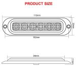 5 PCS MK-093 Auto/LKW 6LEDs Seitenmarkierungs-Anzeigeleuchten Glühbirne Lampe, MK-093(Blue Light), MK-093(Green Light), MK-093(Red Light), MK-093(White Light), MK-093(Yellow Light) – Bild 5