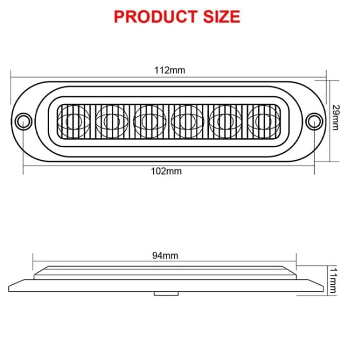 5 PCS MK-093 Auto/LKW 6LEDs Seitenmarkierungs-Anzeigeleuchten Glühbirne Lampe, MK-093(Blue Light), MK-093(Green Light), MK-093(Red Light), MK-093(White Light), MK-093(Yellow Light) – Bild 5