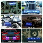 10 Stück MK-118 3/4 Zoll Metallrahmen Auto/LKW 3 LEDs Seitenmarkierungs-Anzeigeleuchten Glühlampe, MK-118(Blue Light), MK-118(Green Light), MK-118(Red Light), MK-118(White Light), MK-118 (Yellow Light) – Bild 7