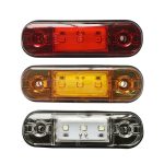 5 Stück MK-327 Auto/LKW 3 LEDs Seitenmarkierungs-Kontrollleuchte Rücklicht, MK-327(Red Light), MK-327(White Light), MK-327(Yellow Light) – Bild 2
