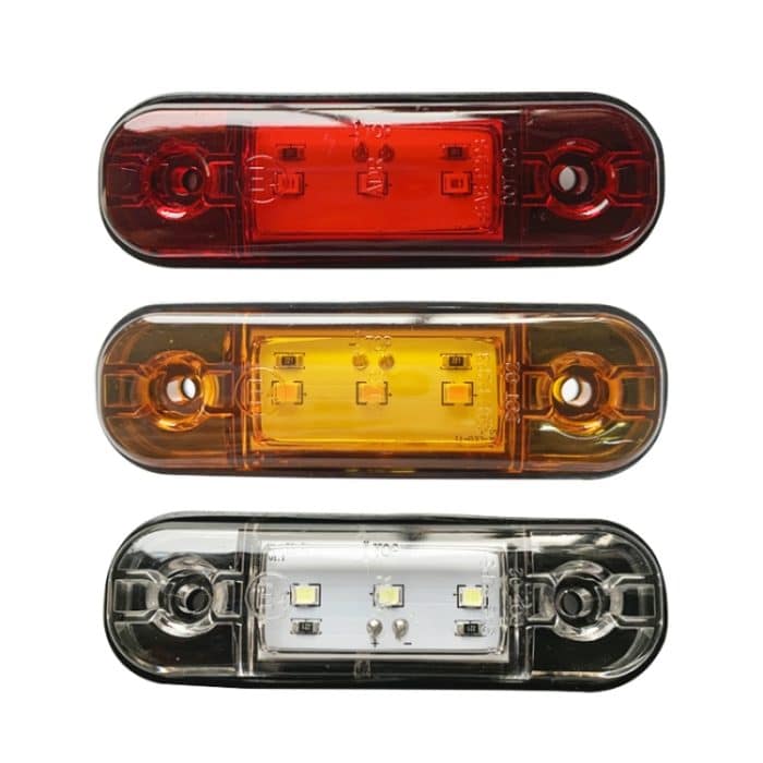 5 Stück MK-327 Auto/LKW 3 LEDs Seitenmarkierungs-Kontrollleuchte Rücklicht, MK-327(Red Light), MK-327(White Light), MK-327(Yellow Light) – Bild 2