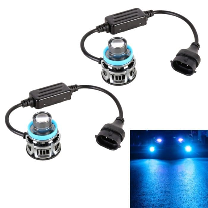 1 Paar H11 27W / DC12V Auto Aluminiumlegierung blinkende LED-Scheinwerfer, H11 Flashing (Blue Light), H11 Flashing (Gold Light), H11 Flashing (Lime Green), H11 Flashing (White Light) – Bild 1