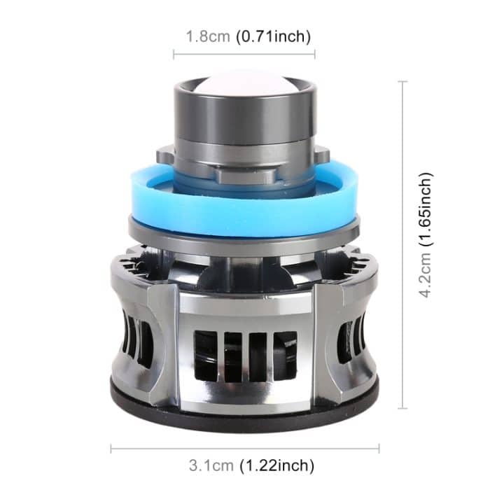 1 Paar H11 27W / DC12V Auto Aluminiumlegierung blinkende LED-Scheinwerfer, H11 Flashing (Blue Light), H11 Flashing (Gold Light), H11 Flashing (Lime Green), H11 Flashing (White Light) – Bild 3
