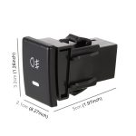 TS-16 Car Fog Light-Off-Off-Knopfschalter mit Kabel für Isuzu mu-x – Bild 3