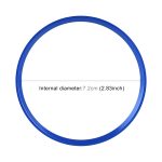 Auto-Lenkrad-Dekorringabdeckung für Mercedes-Benz, Innendurchmesser: 7,2 cm, 7.2cm (Blue), 7.2cm (Red), 7.2cm (Silver) – Bild 5